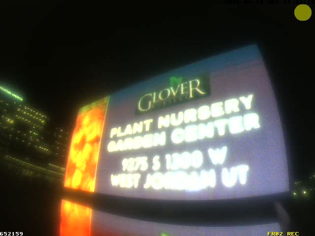 Camera localcam: Live Image.